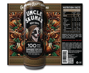 Uncle Skunks | All 8 Flavor Pack | 12oz Chronic Craft Soda | 100 MG D9