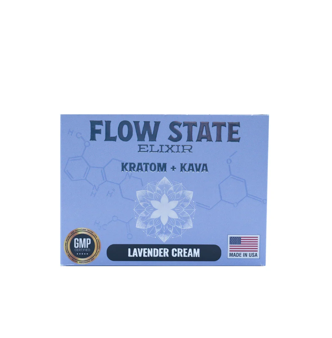 Flow State Kava Kratom Lavender Cream 12CT Display