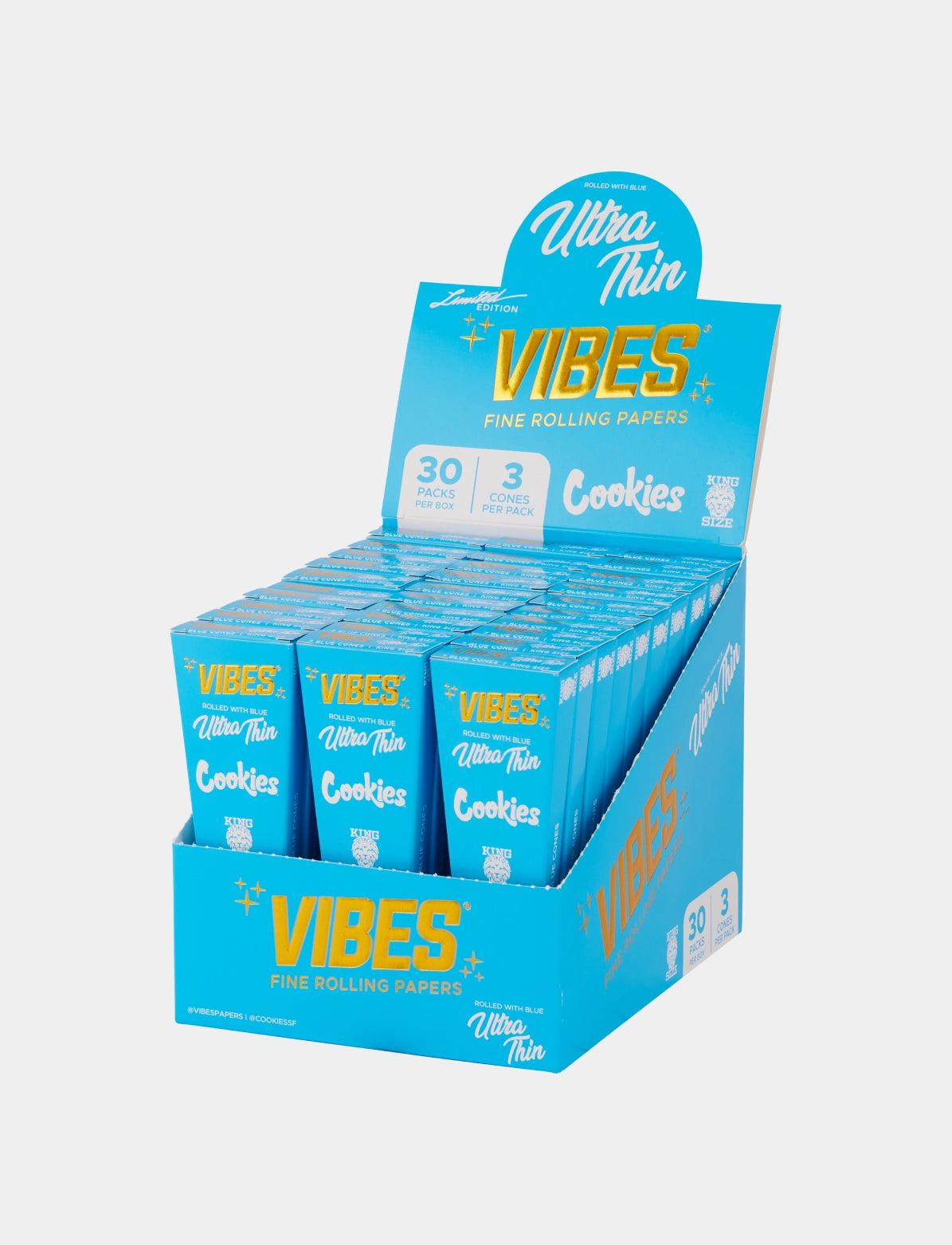 Vibes COOKIES King Size Cones (3ct)
