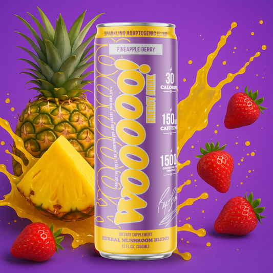 Woooooenergy - Pineapple Berry Sparkling Mushroom Elixir
