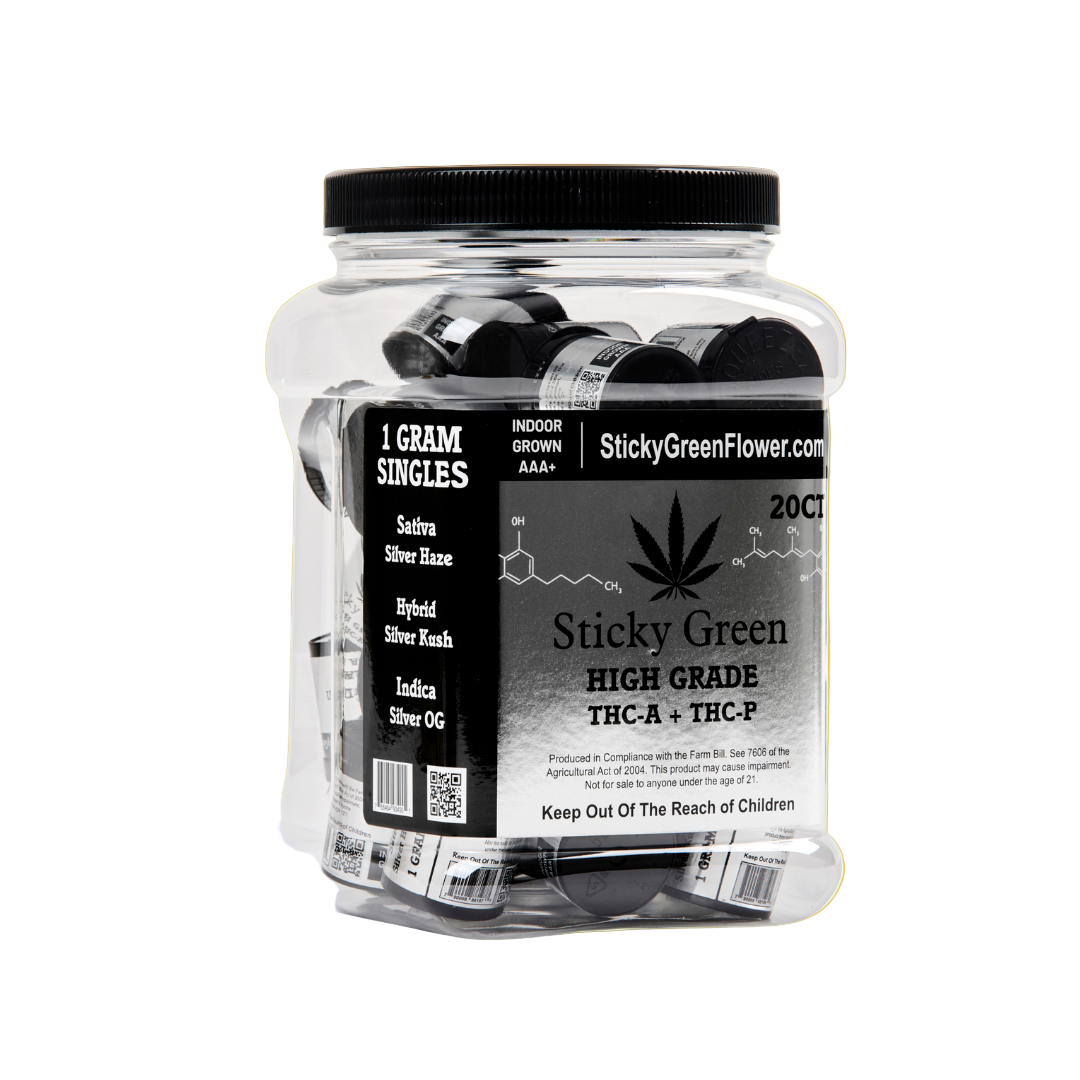 High Grade Flower – 20 Pack (1g Each)