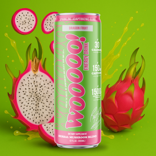 Woooooenergy - Dragon Fruit Sparkling Mushroom Elixir