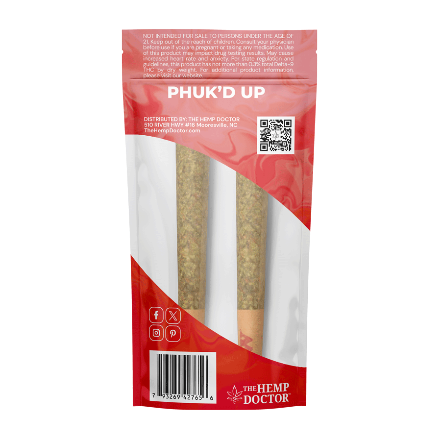 The Hemp Doctor -  THCA Sugar Diamond Infused PreRolls (2pk)