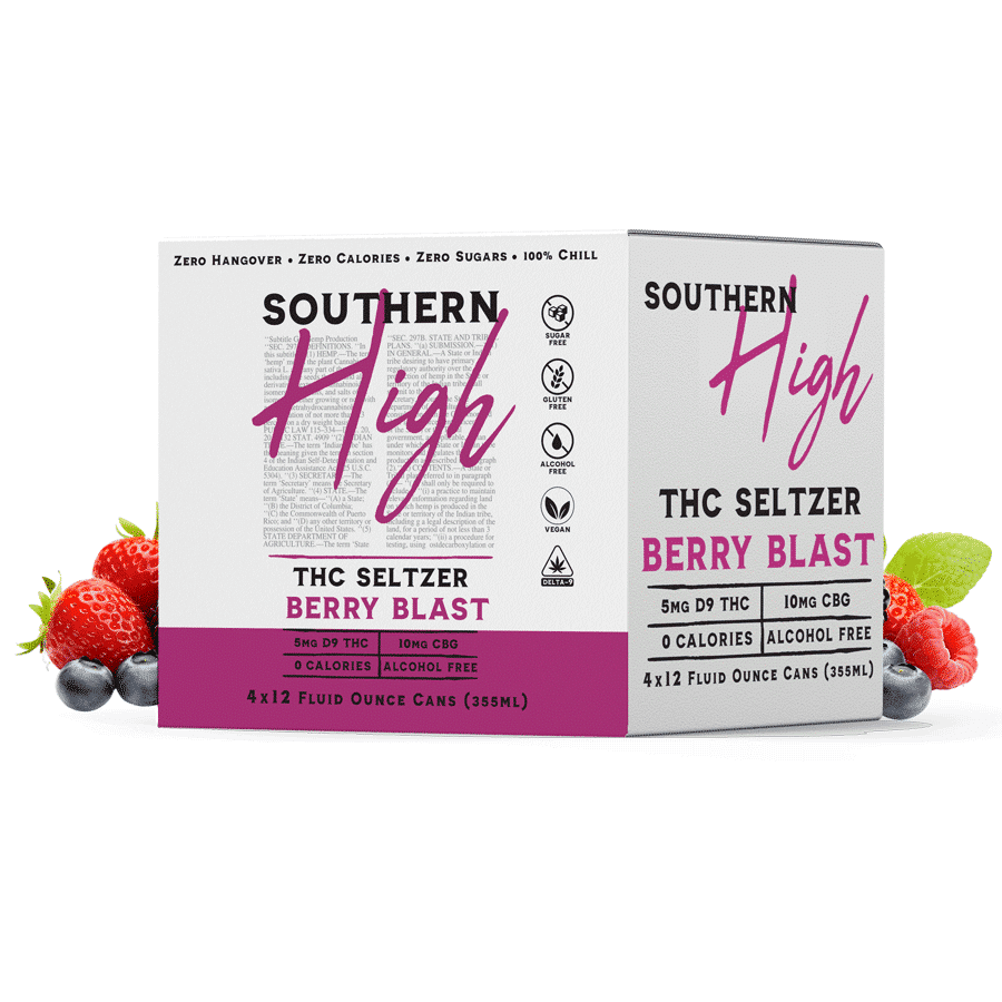 The Hemp Doctor -  Southern High | 15mg D9 | CBG Seltzer