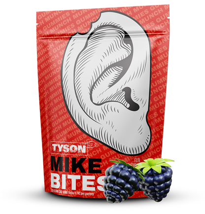 Mike Bites Black Eye Berry 1:1 Full Spectrum D9 Gummies