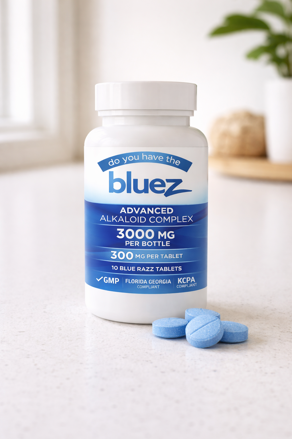 Bluez™ Premium Alkaloid Tablets | 300mg