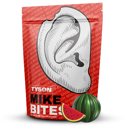 Mike Bites Watermelon 1:1 Full Spectrum D9 Gummies