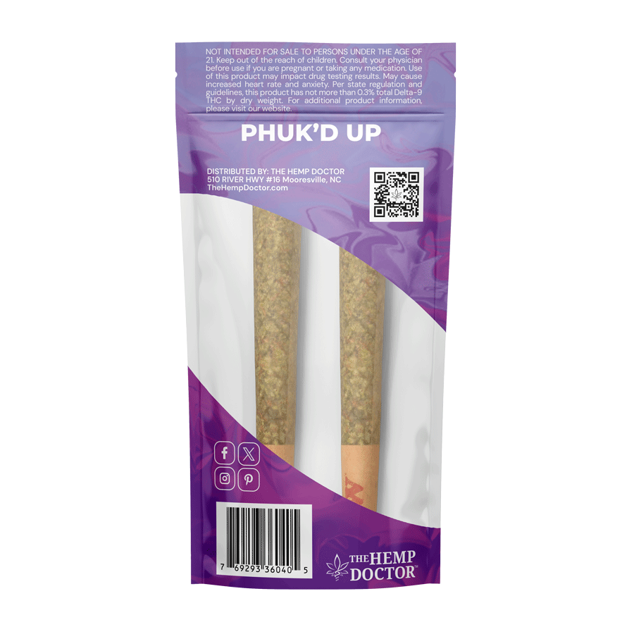 The Hemp Doctor -  THCA Sugar Diamond Infused PreRolls (2pk)