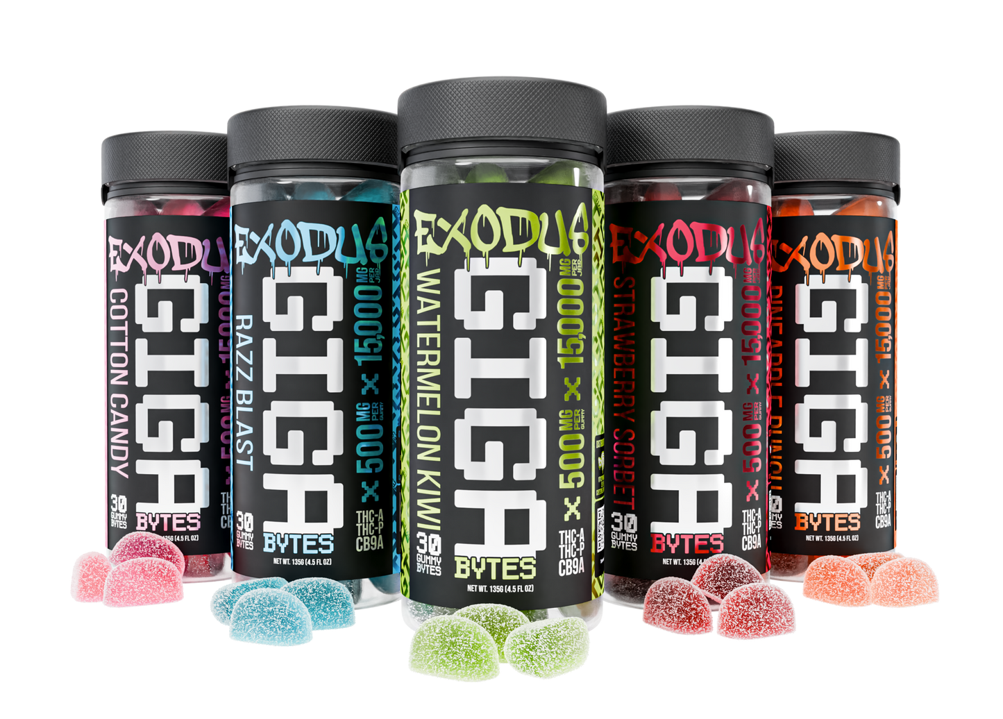 Exodus - Gigabytes Gummies 15,000mg