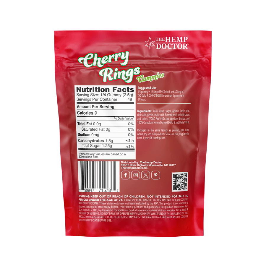 D8:D9 THC GUMMIES | 65MG