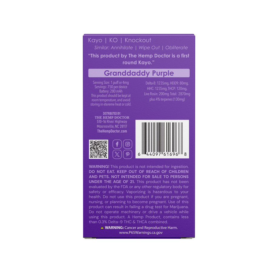 KAYO | ORIGINAL THC BLEND DISPOSABLE VAPE | 3G