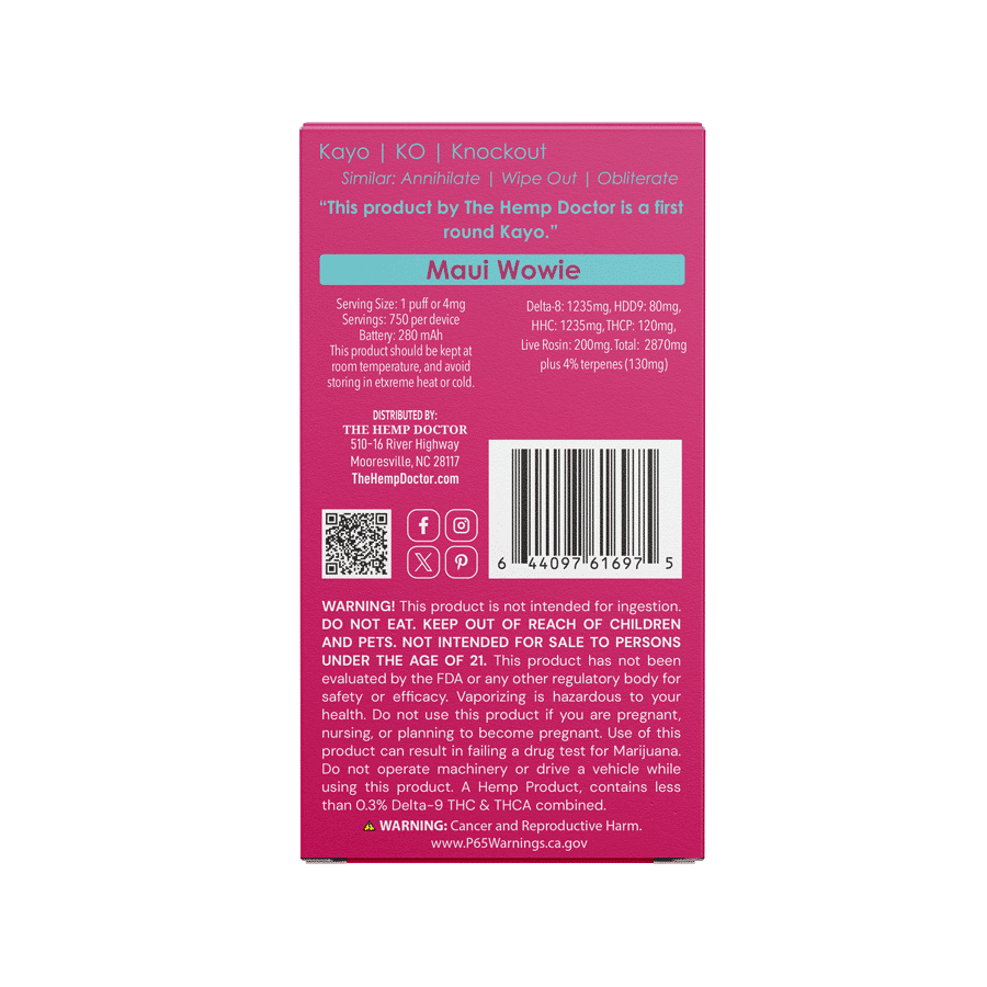 KAYO | ORIGINAL THC BLEND DISPOSABLE VAPE | 3G