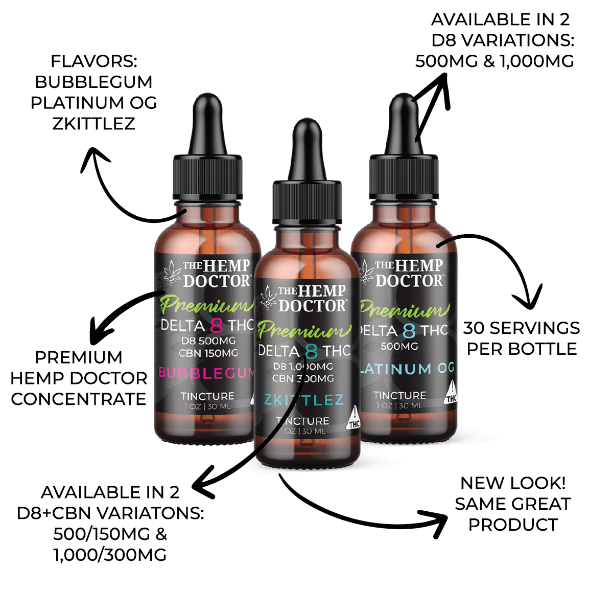 DELTA 8 THC TINCTURE | 30ML