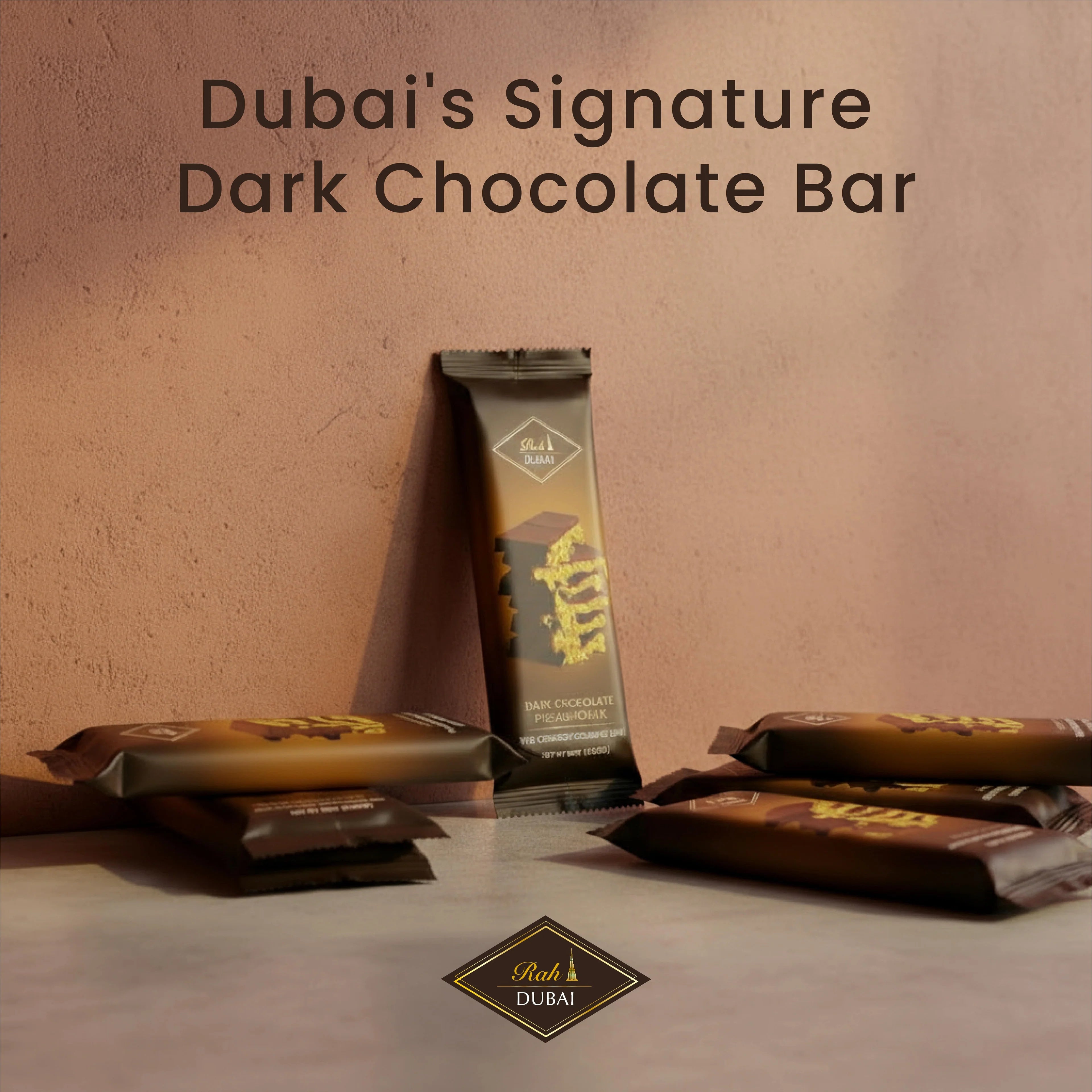 Rah Dubai - Dark Dubai Chocolate, Pistachio & Kataifi 3.5oz (100g)