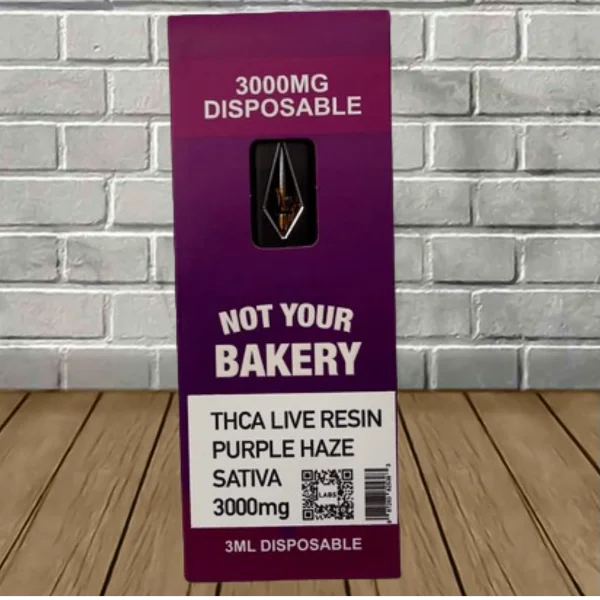 Not-Your-Bakery-Live-Resin-THCa-Disposable-3g-Purple-Haze-Sativa.webp