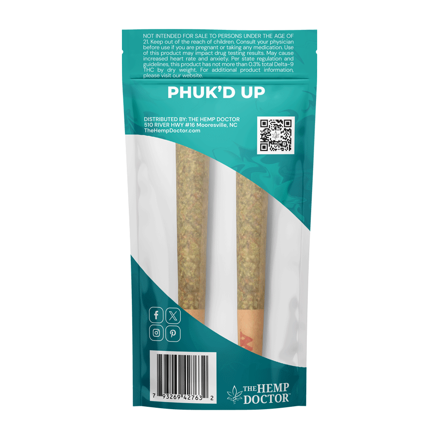 The Hemp Doctor -  THCA Sugar Diamond Infused PreRolls (2pk)