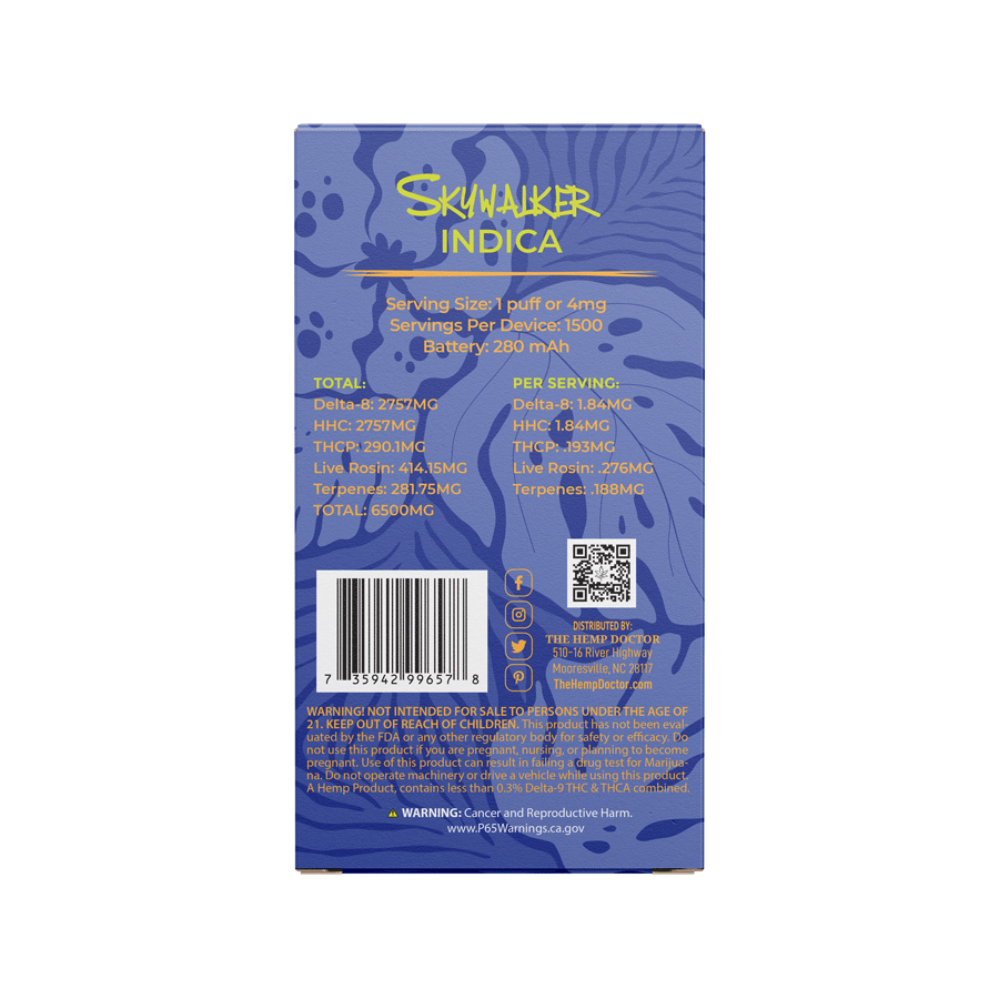 PHUK’D UP | THC BLEND DISPOSABLE VAPE | MEGA 6.5G