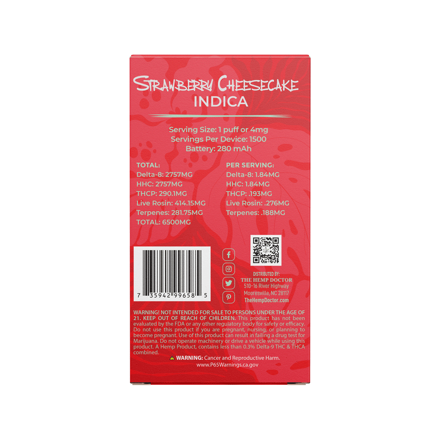 PHUK’D UP | THC BLEND DISPOSABLE VAPE | MEGA 6.5G