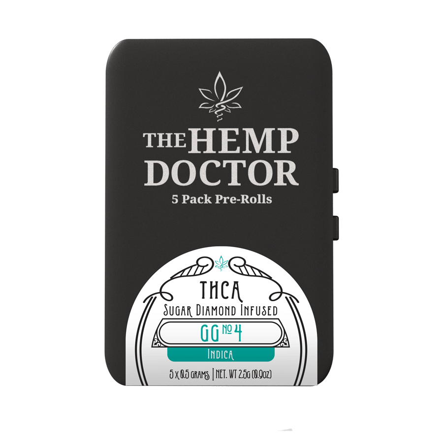THCA SUGAR DIAMOND INFUSED PRE-ROLLS | 5-PACK TINS