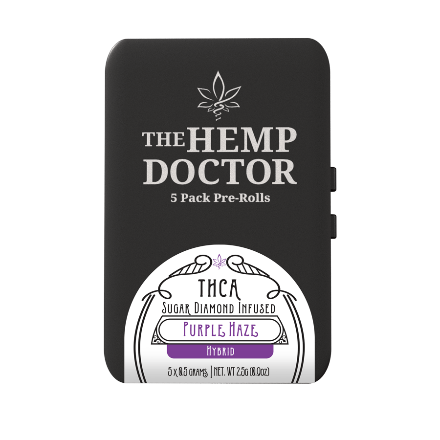 THCA SUGAR DIAMOND INFUSED PRE-ROLLS | 5-PACK TINS