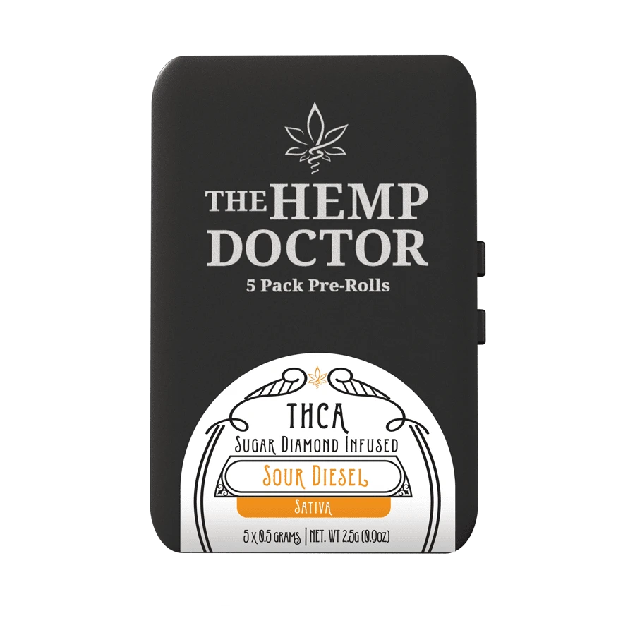 THCA SUGAR DIAMOND INFUSED PRE-ROLLS | 5-PACK TINS