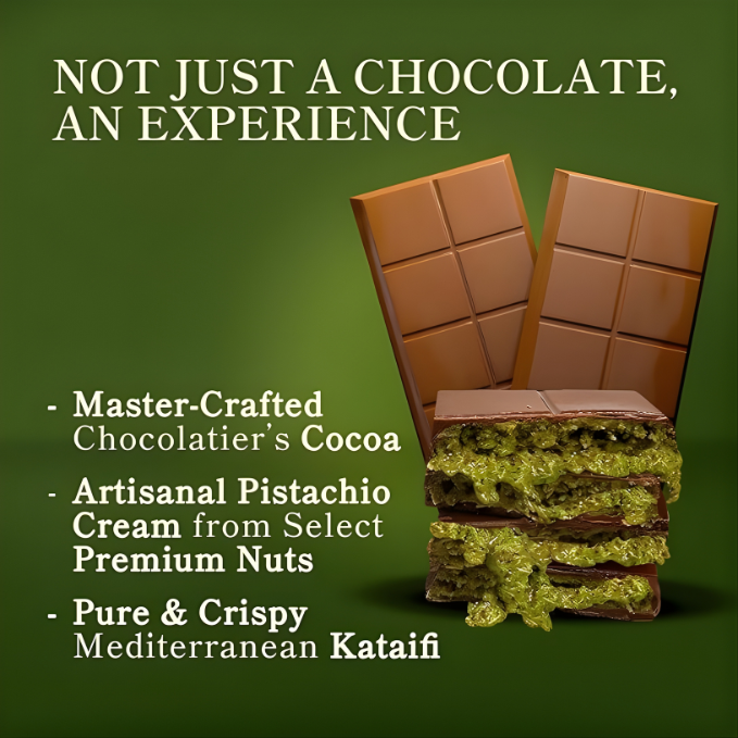 Rah Dubai - Dubai Chocolate, Pistachio & Kataifi 3.5oz (100g)