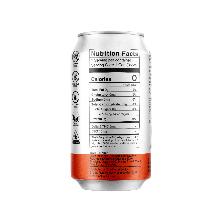The Hemp Doctor -  Southern High | 15mg D9 | CBG Seltzer