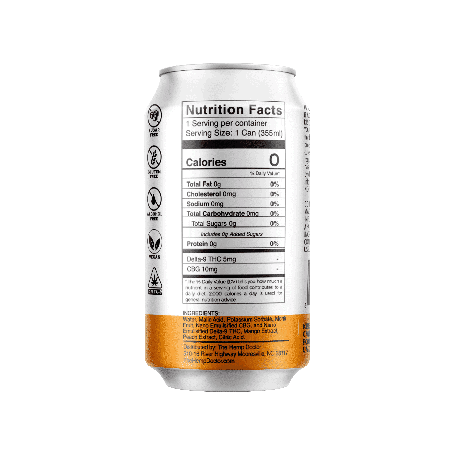 The Hemp Doctor -  Southern High | 15mg D9 | CBG Seltzer