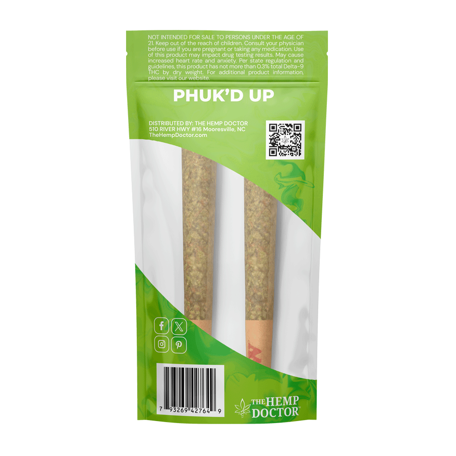 The Hemp Doctor -  THCA Sugar Diamond Infused PreRolls (2pk)