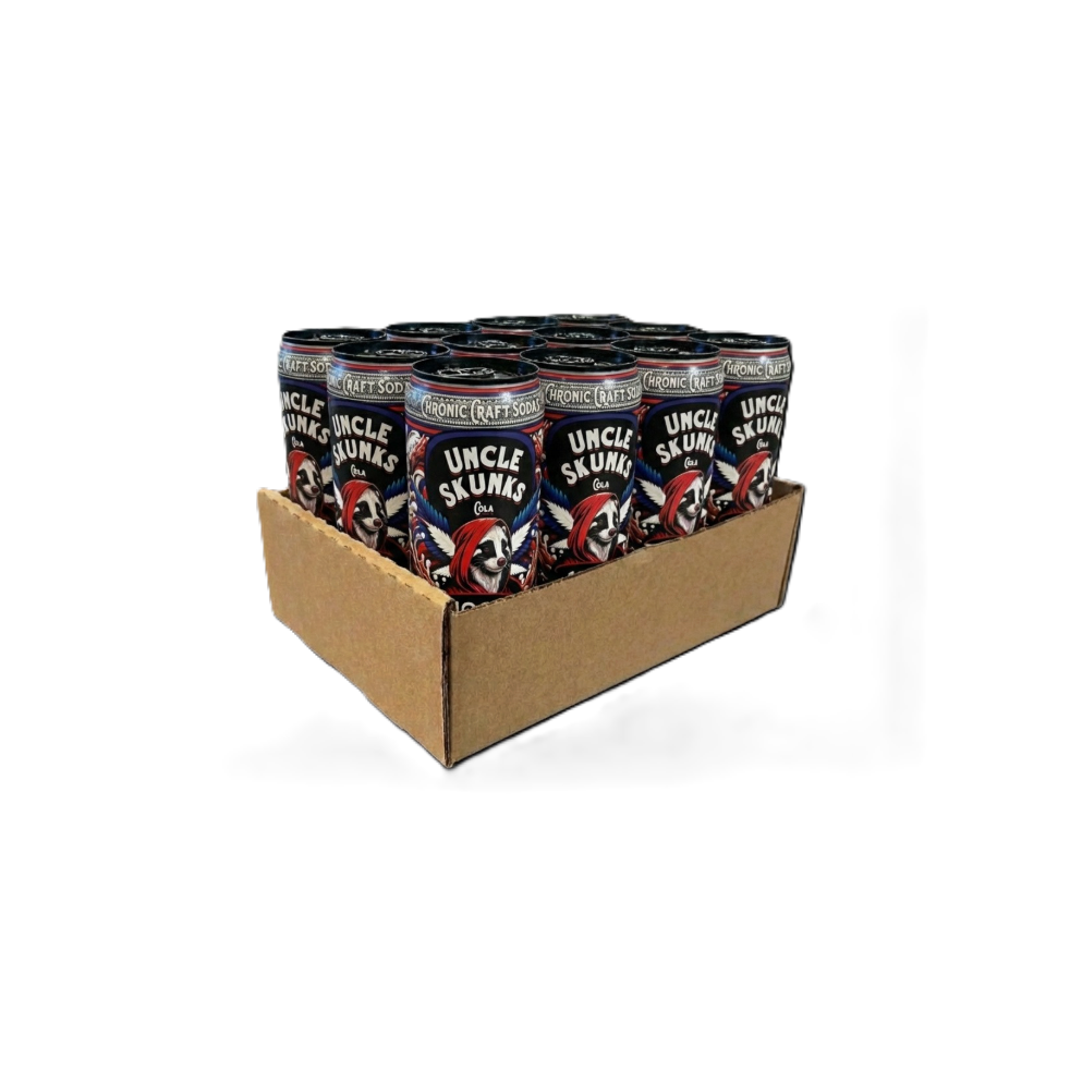 Uncle Skunks | Cola | 12oz Chronic Craft Soda | 100 MG D9
