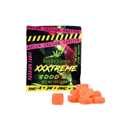 Packaging of xxxtreme gummies at mint