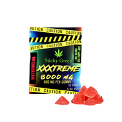 Sticky Green XXXTREME 8000mg Watermelon gummies pack — Live Resin KO Blend D8 + THC-P + HHC