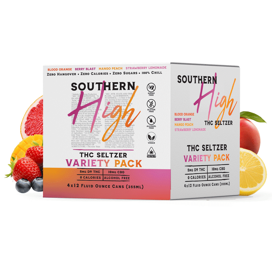 The Hemp Doctor -  Southern High | 15mg D9 | CBG Seltzer