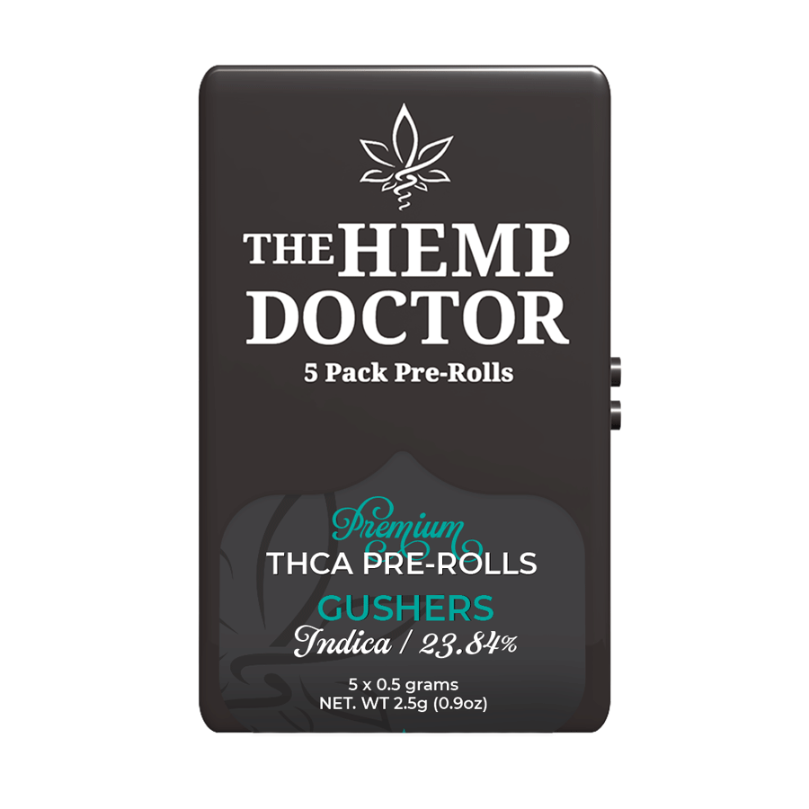 The Hemp Doctor -  THCA Premium PreRoll Tins (5pk)