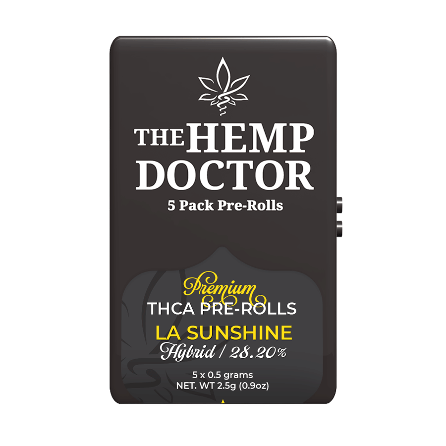 The Hemp Doctor -  THCA Premium PreRoll Tins (5pk)