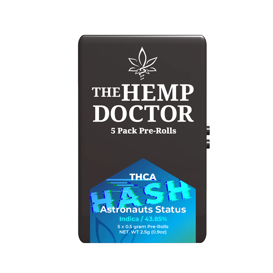 The Hemp Doctor -  THCA Bubble Hash Infused PreRoll Tins (5pk)