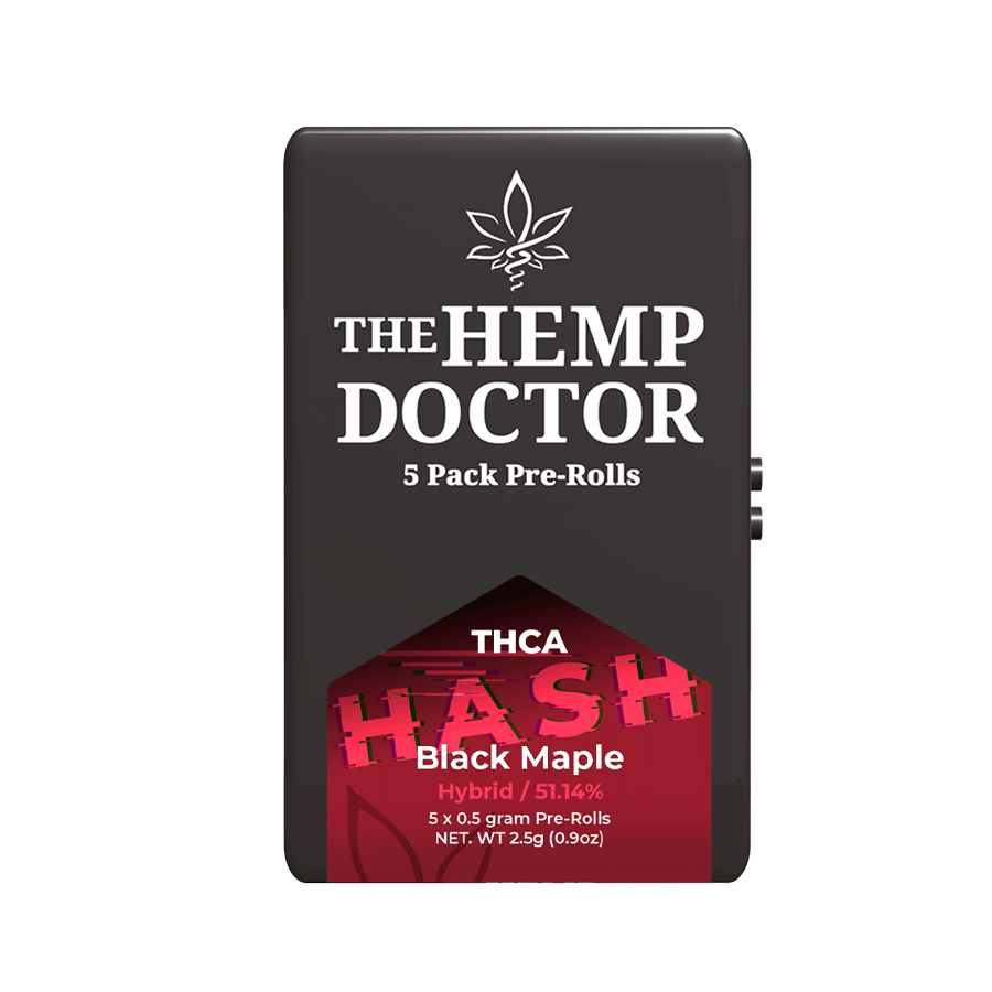 The Hemp Doctor -  THCA Bubble Hash Infused PreRoll Tins (5pk)