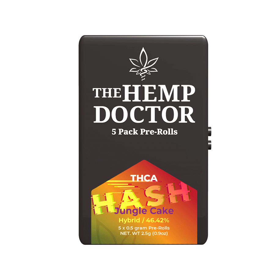 THCA BUBBLE HASH INFUSED PREROLLS | 5-PACK TINS