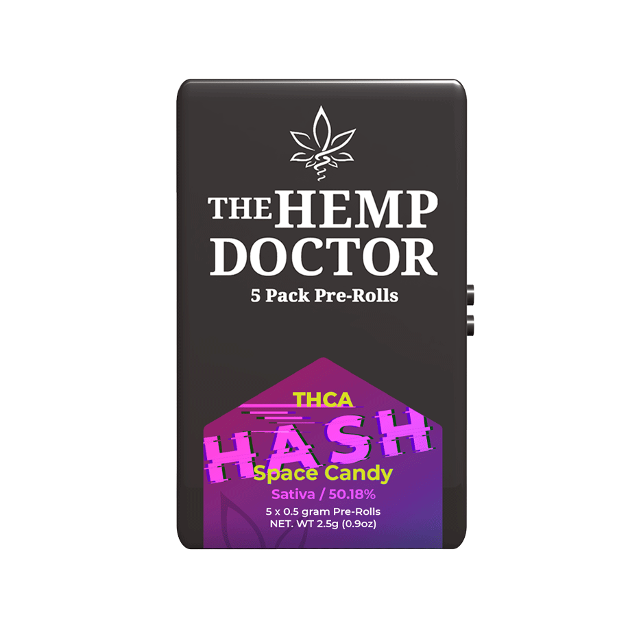 THCA BUBBLE HASH INFUSED PREROLLS | 5-PACK TINS