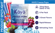 The Hemp Doctor -  Kayo | 25mg Delta 9 THC Freeze Pops