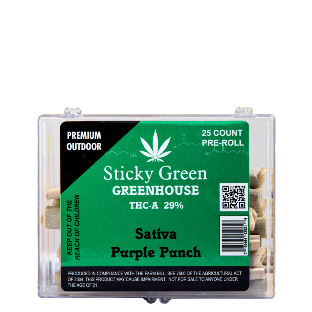 Sticky Green | Purple Punch Pre Rolls