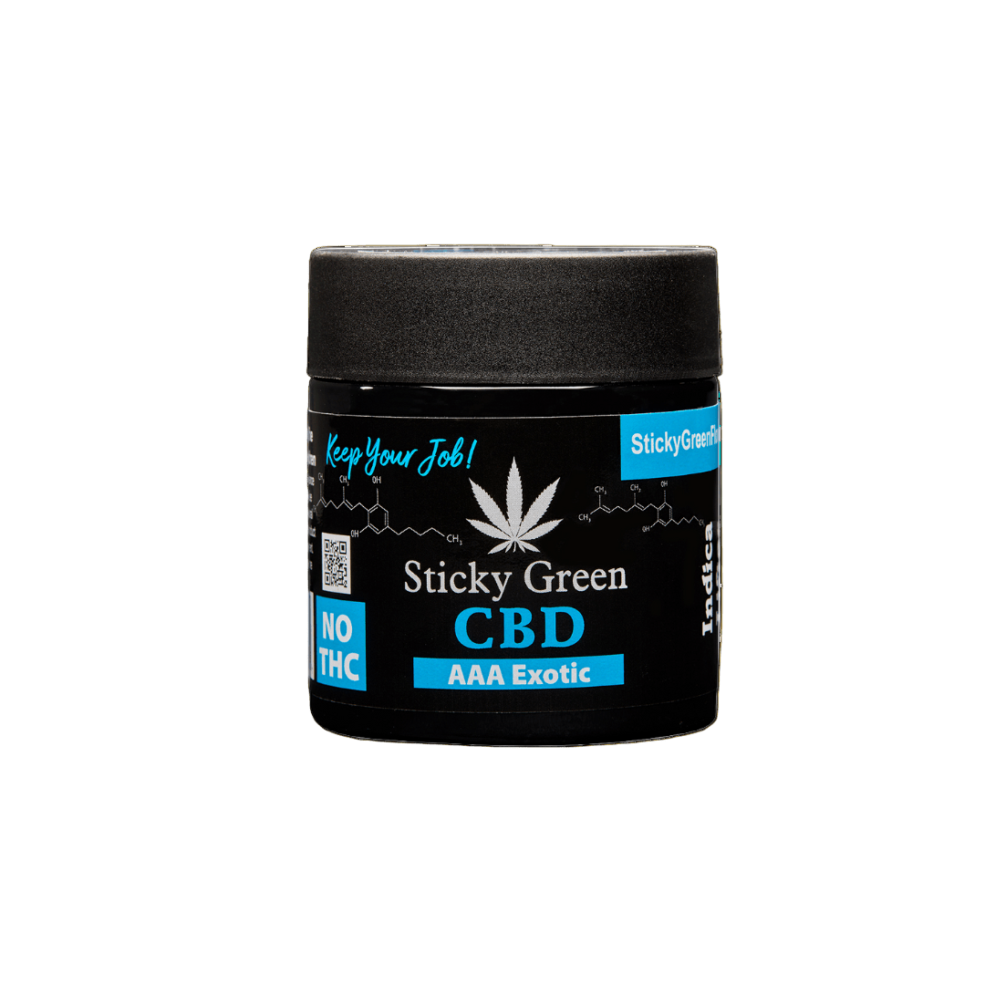 Greenhouse THCa flower buds — sun-grown outdoor hemp flower variety